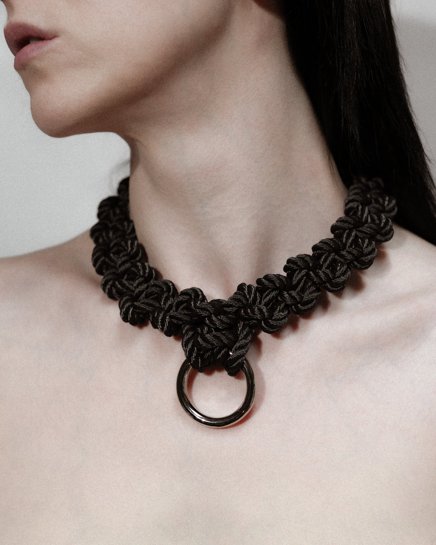 Handcrafted, Luxury Rope Choker IIII - The Essence of Submission and Connection