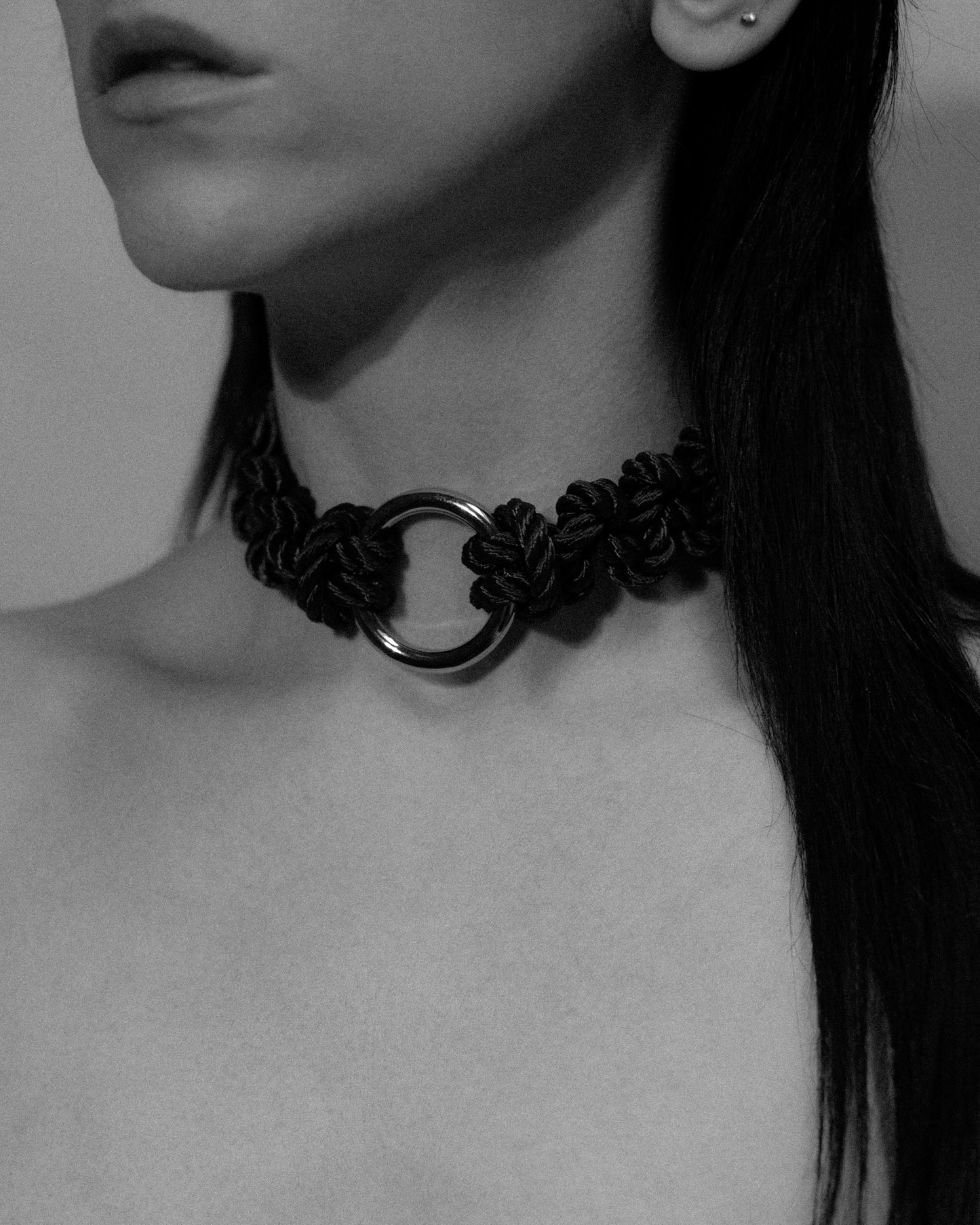 Handcrafted, Luxury Rope Choker II - The Essence of Submission and Unity