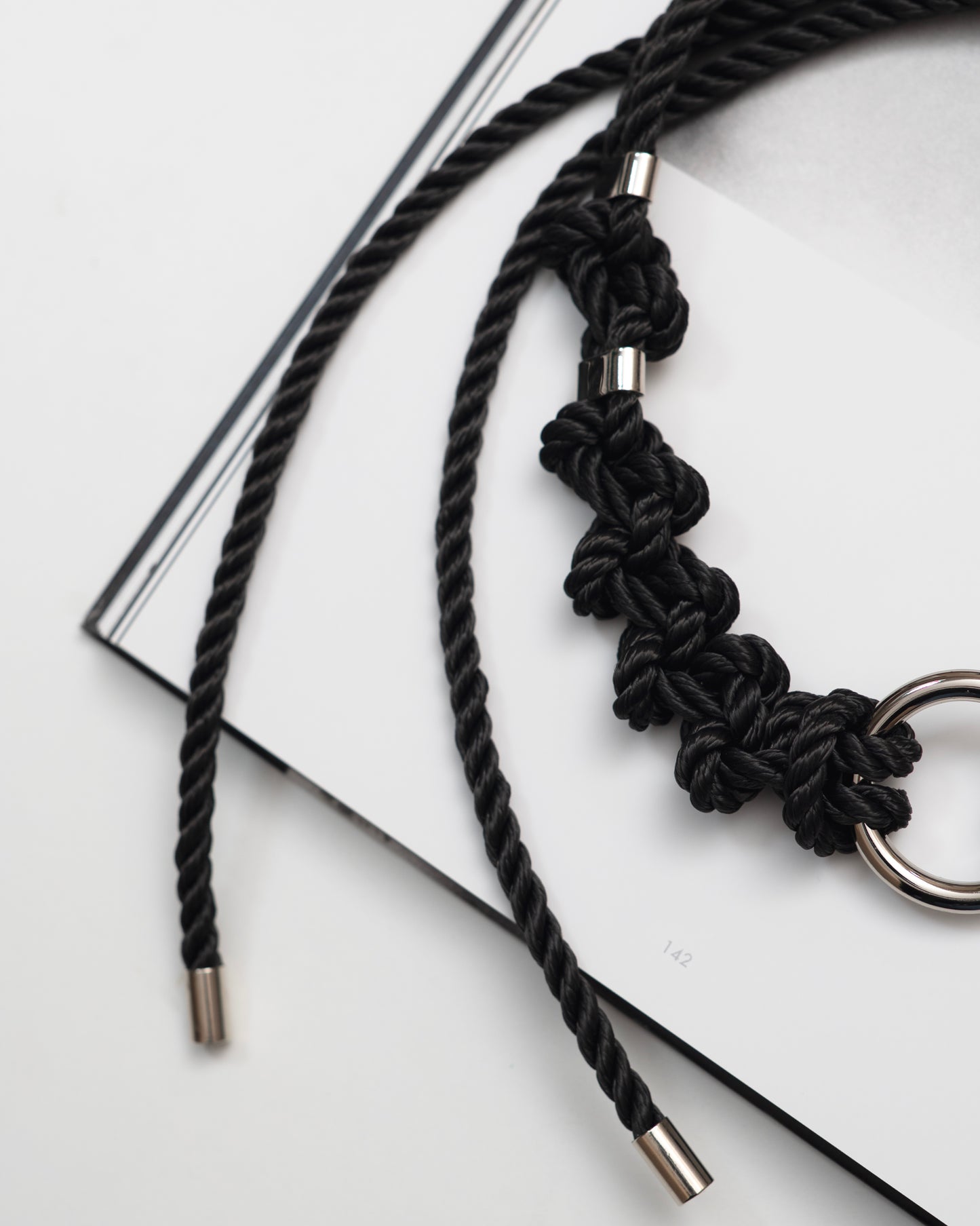 Handcrafted, Luxury Rope Choker II - The Essence of Submission and Unity