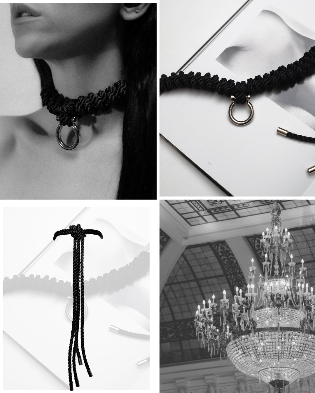 Handcrafted, Luxury Rope Choker III - A Timeless Symbol of Submission